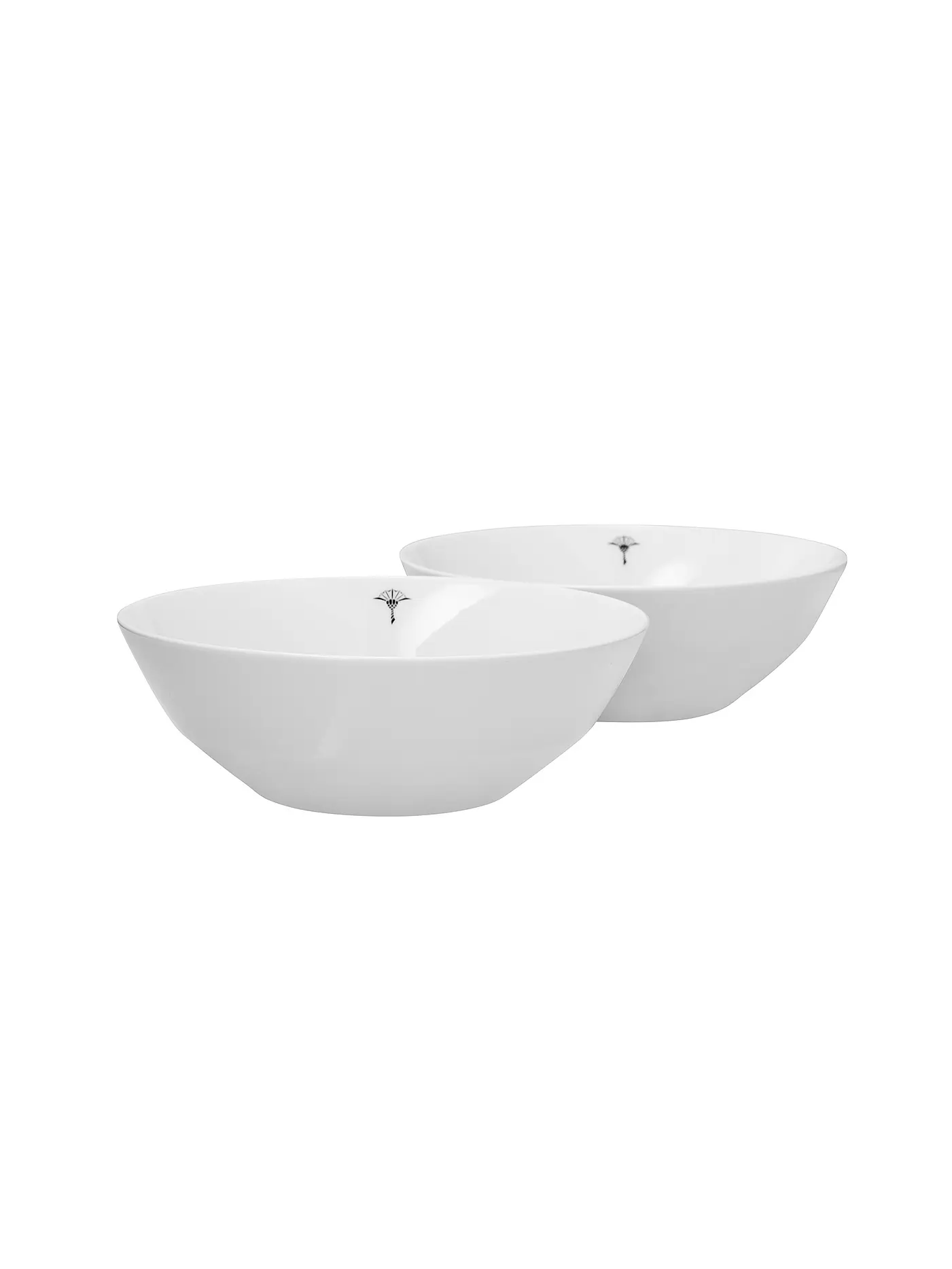 JOOP | Schalen 2er Set 13x5,5cm Single Cornflower Weiss | 